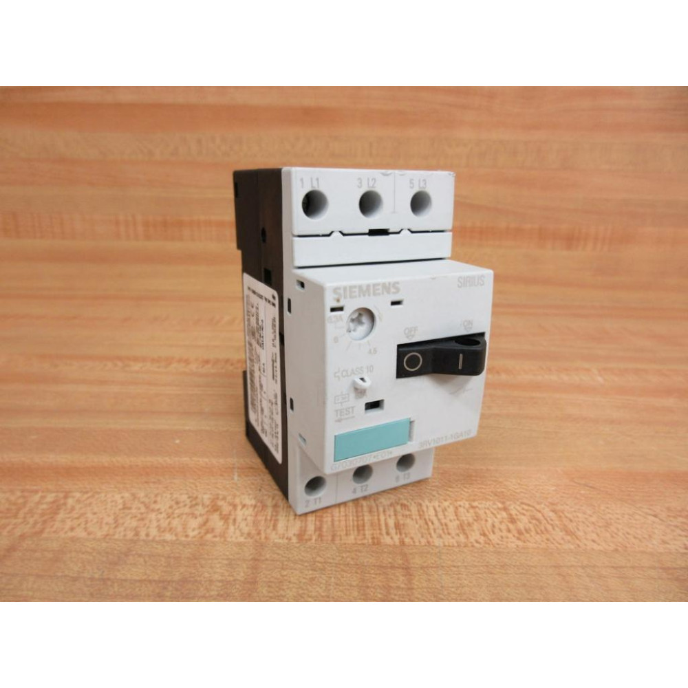 Siemens 3RV1011-1GA10 4.5-6.3A Contactor 3RV10111GA10 - New No Box