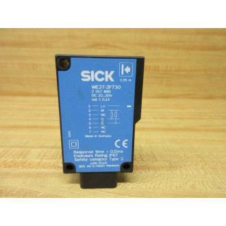 Sick WE27-2F730 Photoelectric Safety Switch Receiver 2017895 - Used