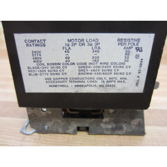 Honeywell R4214P1008 Contactor