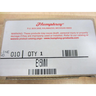 Humphrey E15MM Filter