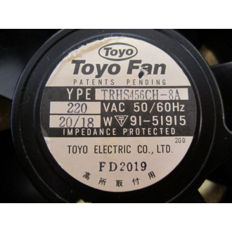 Toyo TRHS456CH-8A Fan - Used