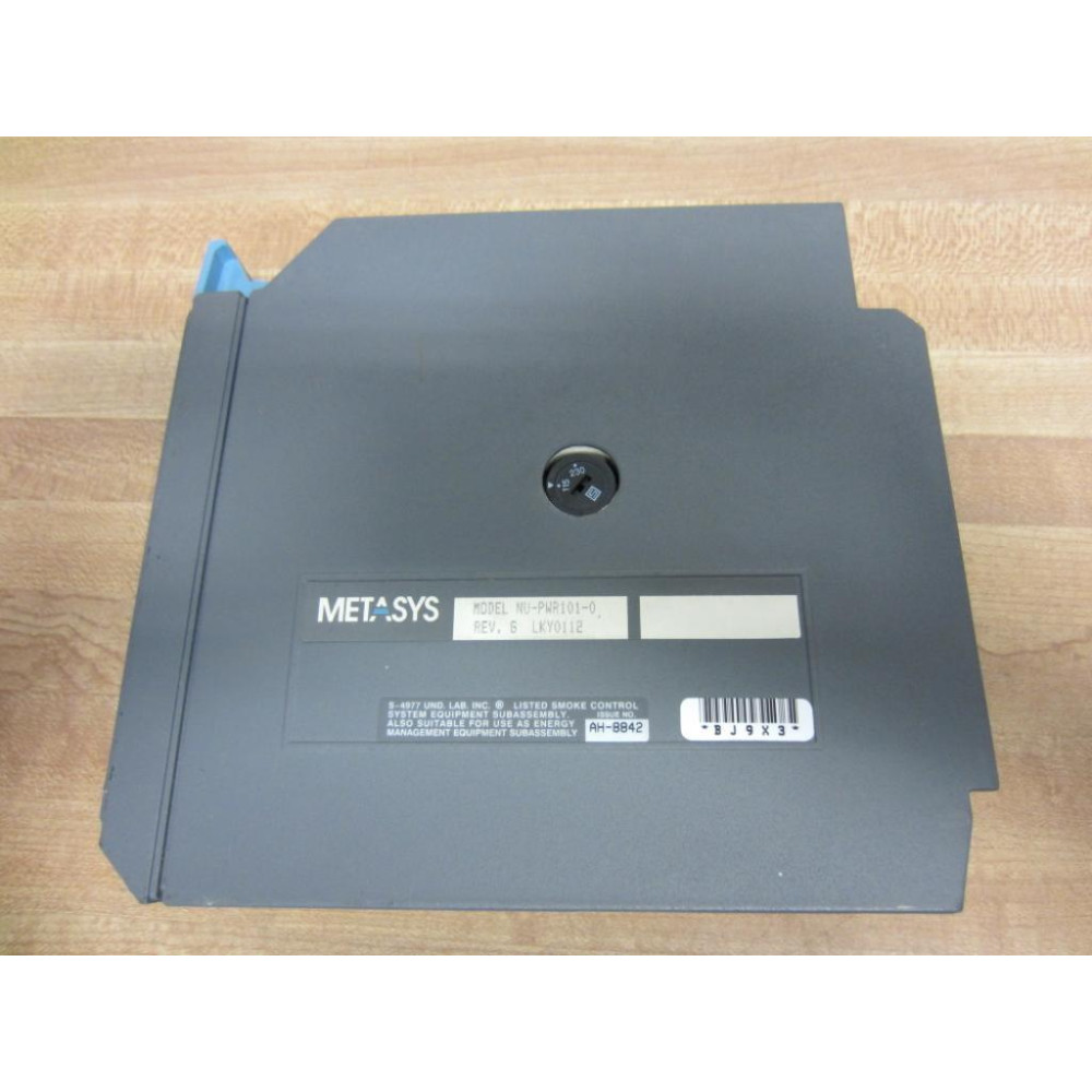 Johnson Controls NU-PWR101-0 Metasys Plug-In Power Supply Rev. G - Used