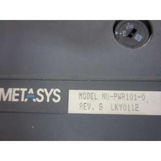 Johnson Controls NU-PWR101-0 Metasys Plug-In Power Supply Rev. G - Used