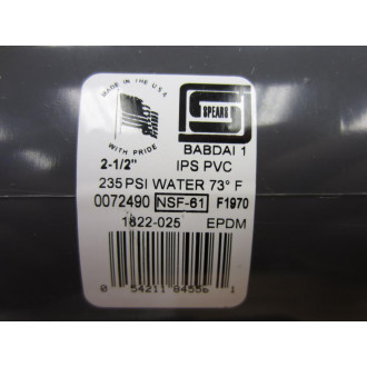 Spears 1822-025 1822025 TU 2000 Ball Valve Socket