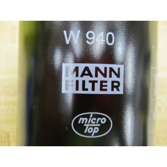 Mann Filter W940 Oil Filter Micro Top