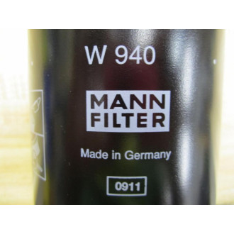 Mann Filter W940 Oil Filter Micro Top