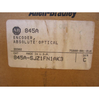 Allen Bradley 845A-SJZ1FN1AK3 Encoder Absolute Optical Single Turn