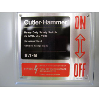 Cutler Hammer DH-221NGK Eaton Safety Switch DH221NGK