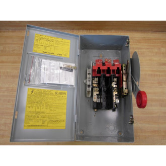 Cutler Hammer DH-221NGK Eaton Safety Switch DH221NGK