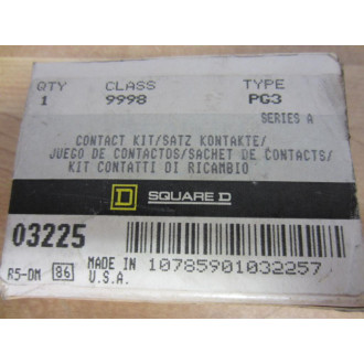 Square D 9998-PG3 Contact Kit Type PG3 Series A