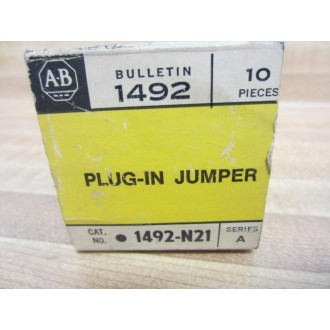 Allen Bradley 1492-N21 Plug-In Jumper 1492N21 Series A (Pack of 10)