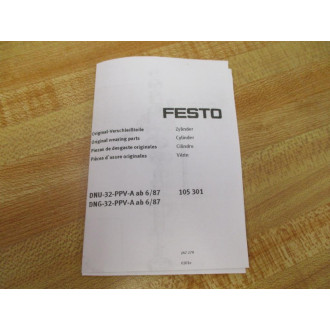 Festo 105301 Valve Repair Kit DNG-32-PPV-A-AB-687