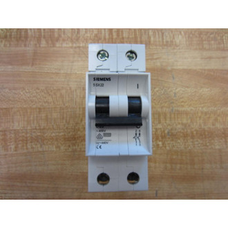 Siemens 5SX22 D20 Circuit Breaker 20 Amp Max 480 Vac - New No Box