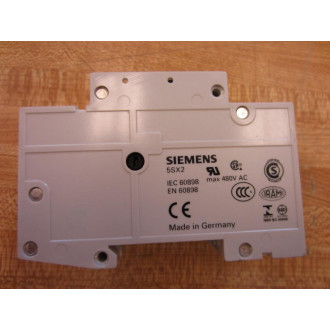 Siemens 5SX22 D20 Circuit Breaker 20 Amp Max 480 Vac - New No Box