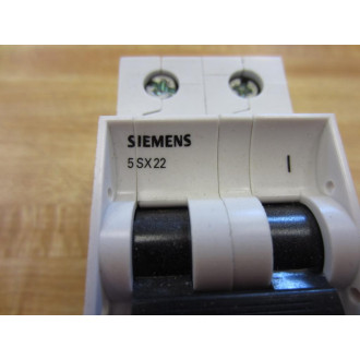 Siemens 5SX22 D20 Circuit Breaker 20 Amp Max 480 Vac - New No Box