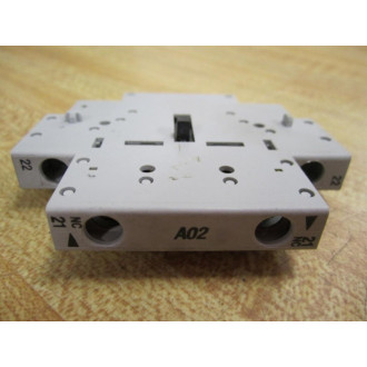 Allen Bradley 100-MC Interlock 2 NC Aux Contacts 100-MCA02 Ser A A02 - Used