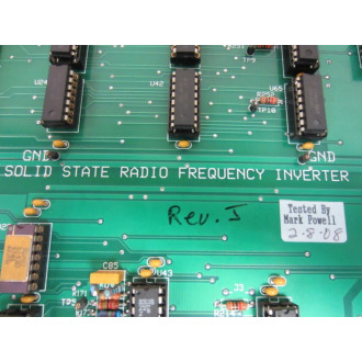 Tocco D-212956-PT-11 Solid State Radio Frequency Inverter Board Rev A - Used