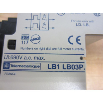 Telemecanique LB1-LB03P13 Protection Module LB1LB03P13 - Used
