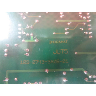 Indramat 109-0743-3B06-01 JUT5 Board 109-0743-3A06-01 A05 - Used