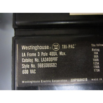 Cutler Hammer IBPLAP Busway Circuit Breaker Enclosure LA3400PRF - New No Box