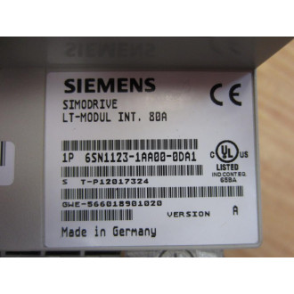 Siemens 6SN1-123-1AA00-0DA1 Drive 6SN11231AA000DA1 K+S Services - Refurbished