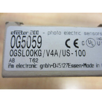 IFM Efector OG5059 Sensor OGSLOOKGB6V4AUS-100