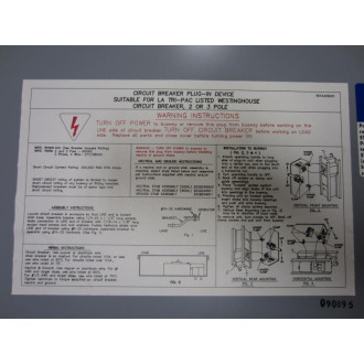Cutler Hammer IBPLAP Busway Circuit Breaker Enclosure LA3400PRF - New No Box