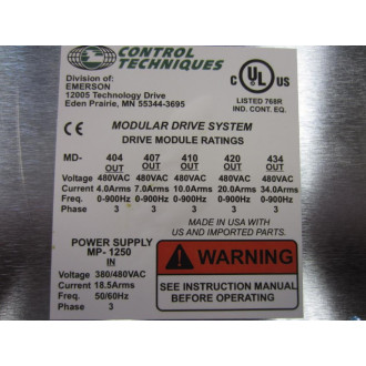 Emerson MP-1250 Power Supply Module