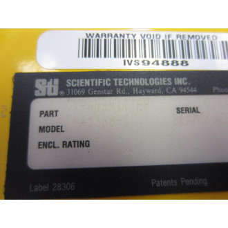 STI P4136B-2 Light Curtain Transmitter 35 12" - Used