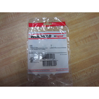 Wiremold 411 NM 90 Degree Flat Elbow . (Pack of 10)