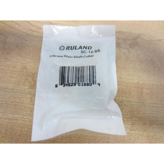 Ruland SC-12-SS Shaft Collar Set Screw