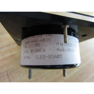 Modutec CLE8-B3A05 A-C Amperes Meter - New No Box