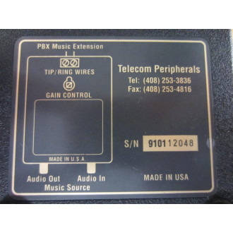 Telecom Peripherals MSA-9101 Music Source Adaptor - Used