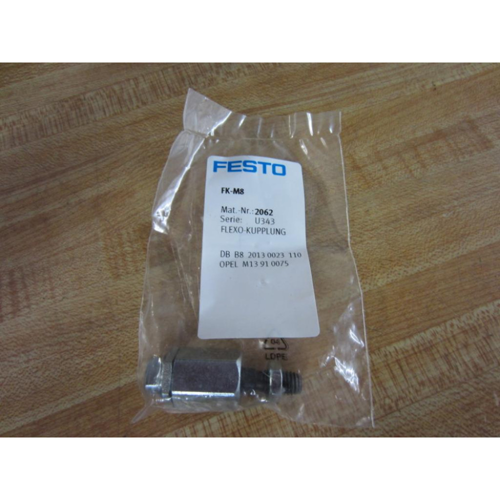 Festo FK-M8 Self Aligning Rod Coupler FKM8 2062