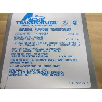 Acme T-1-81065 Transformer