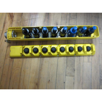 P&H 8 Button Pendant Control Station Ripped Buttons Covers - Used
