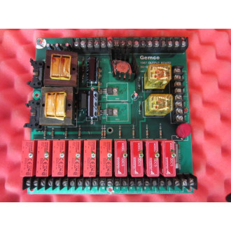 Gemco SD-0364800-D 1987 Output Board -Rev A - Damaged Transformers - Parts Only
