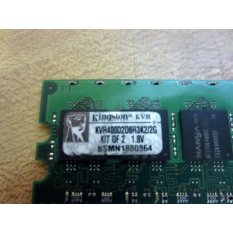 Kingston KVR400D2D8R3K22G Kit of 2 Memory Module KVR400D2D8R3K22G - Used