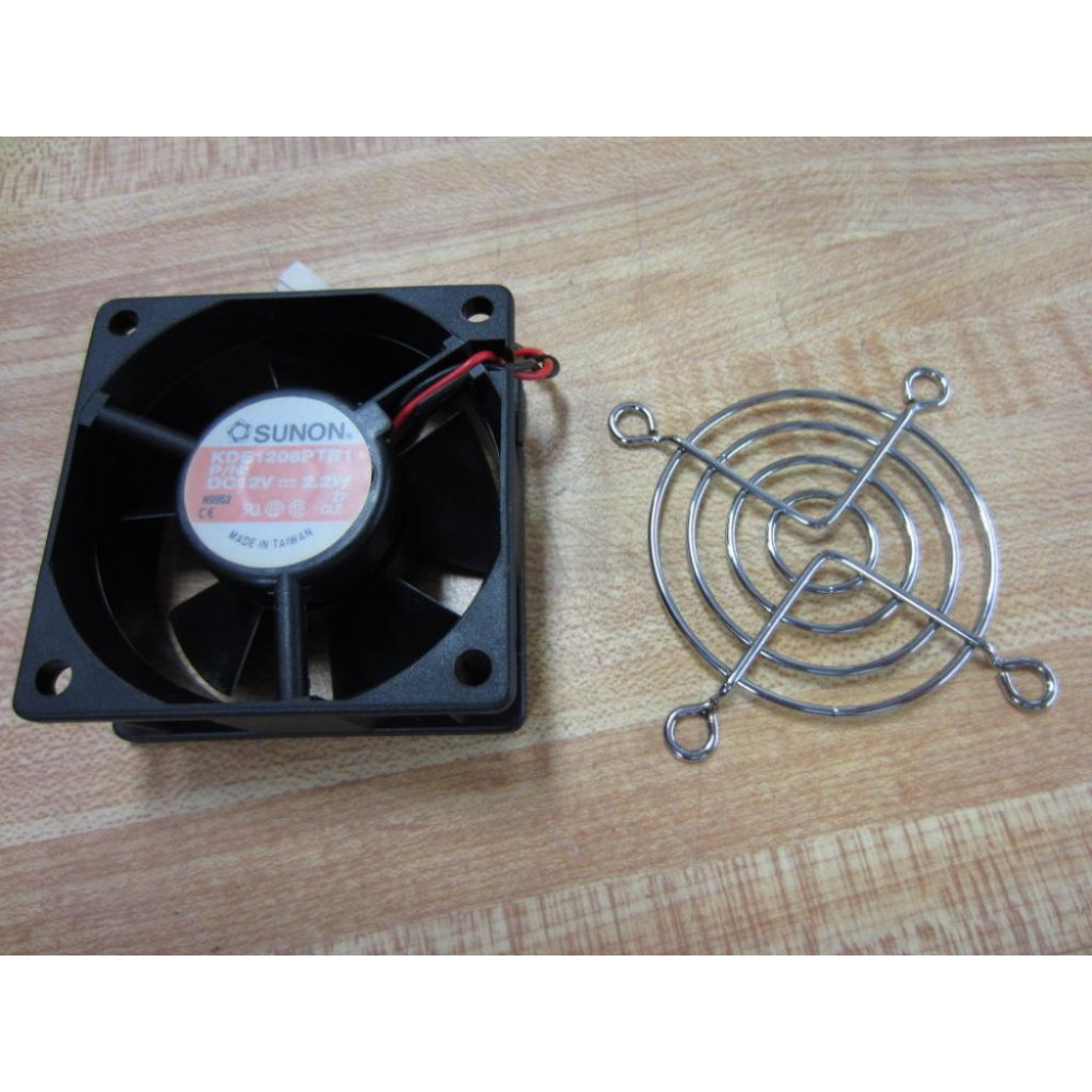 Sunon KDE1206PTB1 Fan With Grate - Used