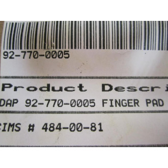 DAP 52111512AA-H-21 Finger Pad (Pack of 6) - New No Box