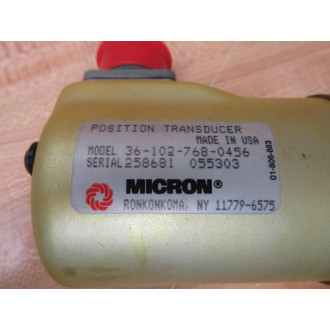 Micron 36-102-768-0456 Position Transducer 361027680456 - New No Box