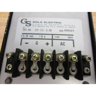 Sola Electric 28-10-318 Power Supply - Used