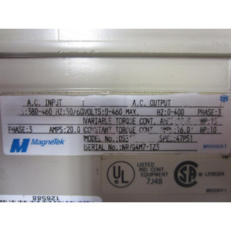 Magnetek DS317 GPD 503 Drive GPD503 - Used