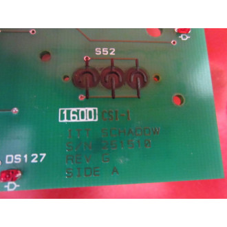 ITT Shadow 1-525-1156 Circuit Board Rev D - Used