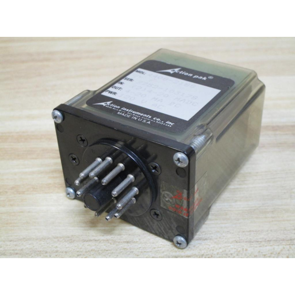 Action Instruments 4408-218S 4408218S Relay 120Vac - Used