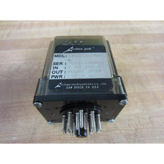 Action Instruments 1402-3619NTU 14023619NTU Relay 120Vac - Used