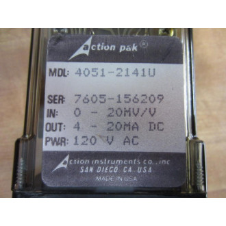 Action Instruments 4051-2141U Relay 40512141U - New No Box