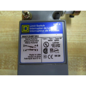 Square D 9007C54BY202 Limit Switch Series A - New No Box