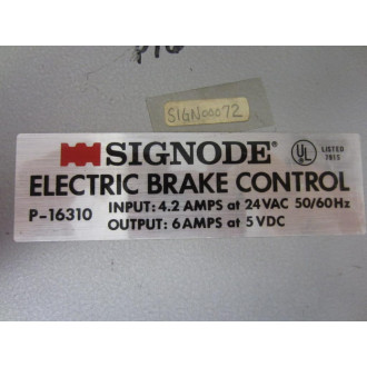 Signode P-16310 P16310 Electric Brake Control - Used