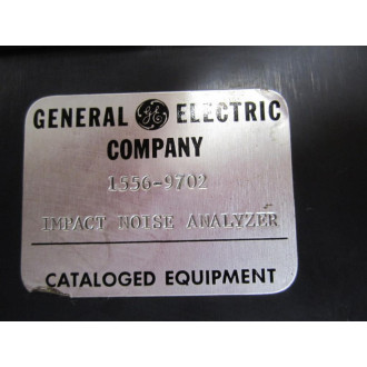 GE General Electric 1556-9702 15569702 Impact Noise Analyzer - Used